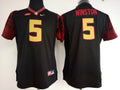 Womens Florida State Seminoles Black #5 WINSTON Jersey