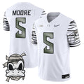 #5 Dante Moore Oregon Ducks 2025 Mummy Duck Vapor Limited Stitched  Jersey