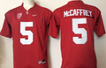 Stanford Cardinals Red #5 MCCAFFREY Jersey
