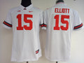 Womens Ohio State Buckeyes White #15 ELLIOTT Jersey