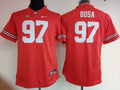 Womens Ohio State Buckeyes Red #97 BOSA Jersey