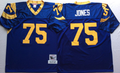 san louis rams Blue #75 JONES Jersey