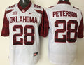 Oklahoma Sooners White Limited #28 PETERSON Jersey