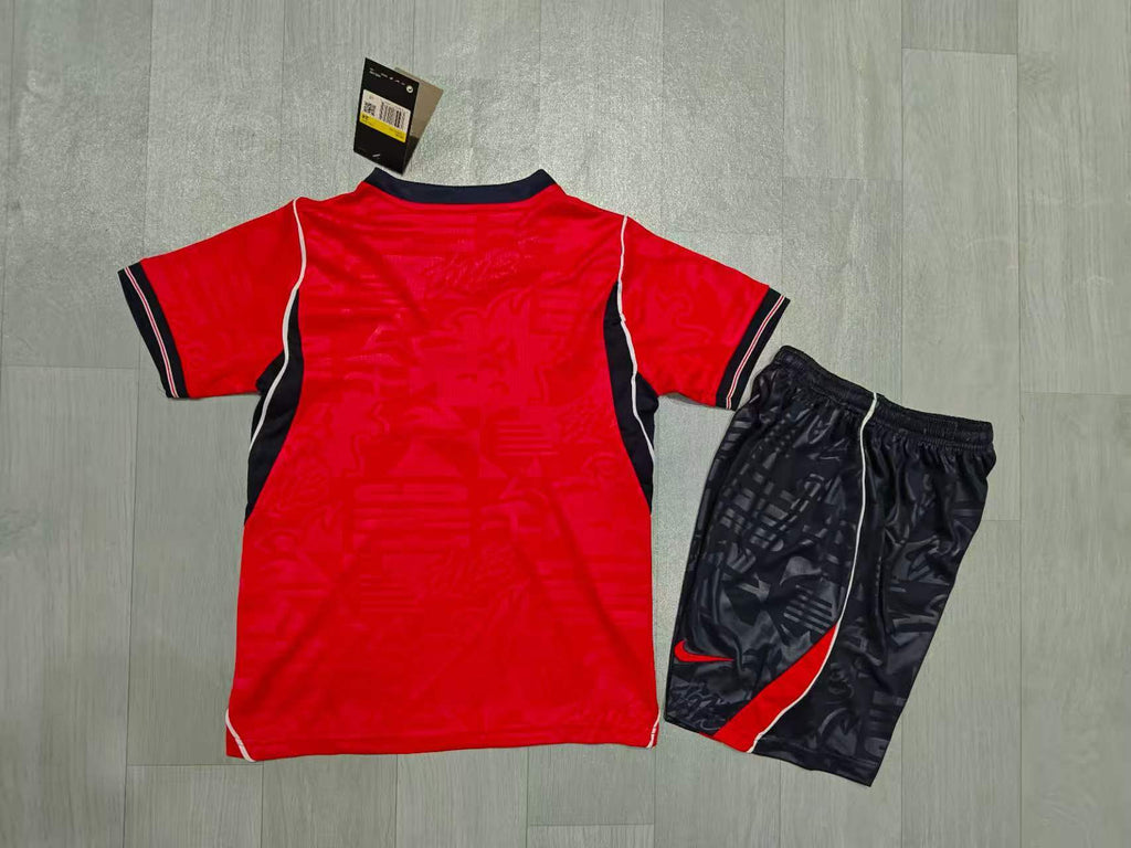 KIDS England  Away Kit – Red St. George's Pattern