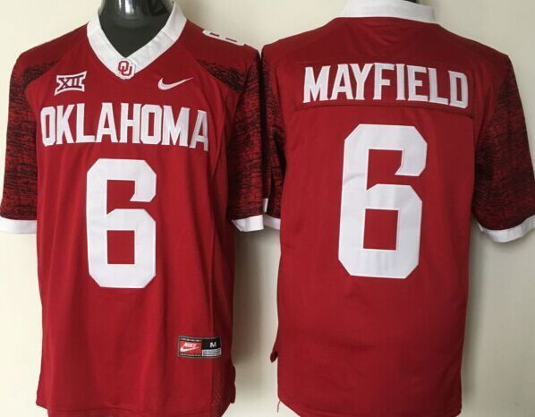 Oklahoma Sooners Red Limited #6 MAYFIELD Jersey