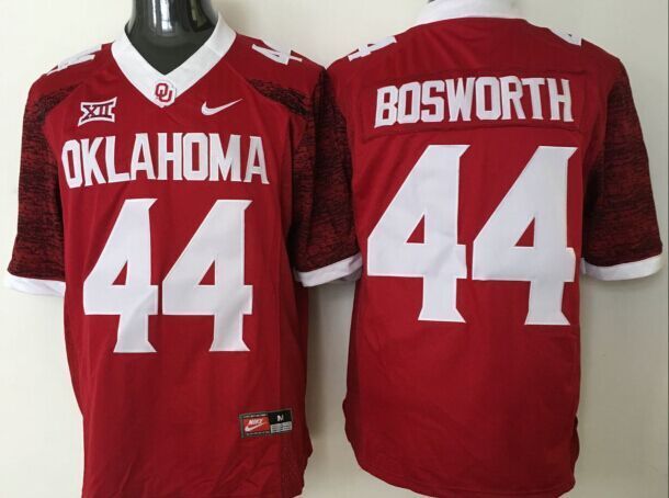 Oklahoma Sooners Red Limited #44 BOSWORTH Jersey