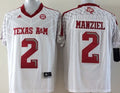 Texas A M White #2 MANZIEL Jersey