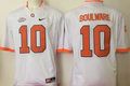 Clemson Tigers  White #10 BOULWARE Jersey
