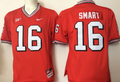 Georgia Bulldogs Red #16 SMART Jersey