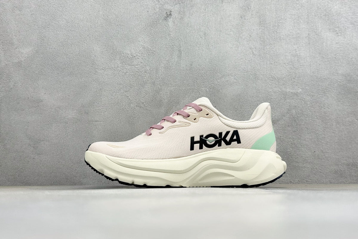 HOKA Arahi 8 Cream Mint Green Women Stability Running Shoes