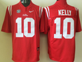 Ole Miss Rebels Red #10 KELLY Jersey
