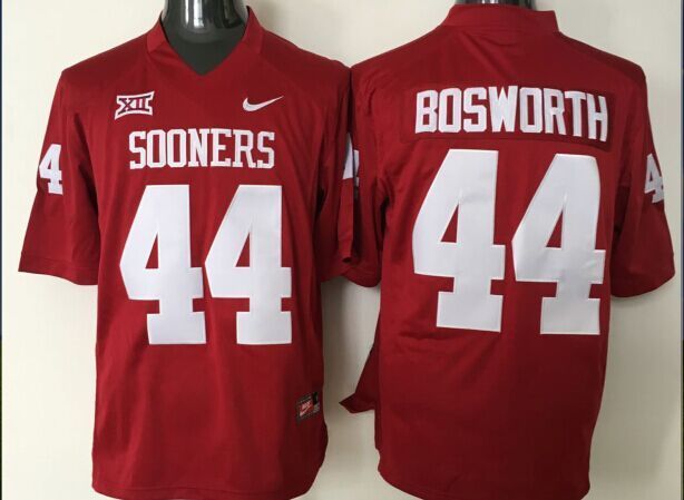 Oklahoma Sooners Red #44 BOSWORTH Jersey