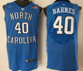 North Carolina Tar Heels Blue #40 BARNES Jersey