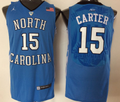 North Carolina Tar Heels Blue #15 CARTER Jersey