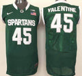 Michigan State Spartans #45 VALENTINE Jersey