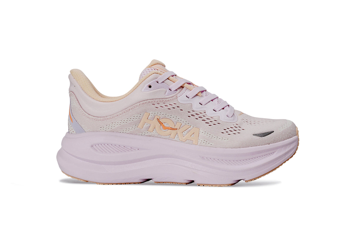 HOKA ONE ONE Bondi 9 Lilac Cream / Tangerine Glow