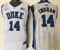 Duke Blue Devils #14 White INGRAM Jersey