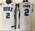 Duke Blue Devils #2 CO0K Jersey