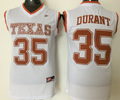 Texas Longhorns #35 DURANT WHITE Jersey