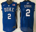 Duke Blue Devils #2 COOK Blue Jersey
