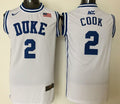 Duke Blue Devils #2 COOK Jersey