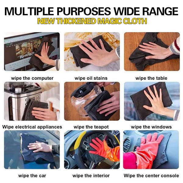 🌟Kitchen Essentials🏠️🧼Thickened Magic Cleaning Cloth
