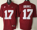 Alabama Crimson Tide #17 DRAKE Red Jersey