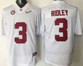 Alabama Crimson Tide #3 RIDLEY  White Jersey