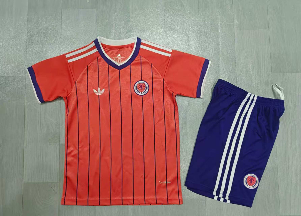 KIDS Chinese Taipei  Retro Kit – Red/Blue Pinstripe