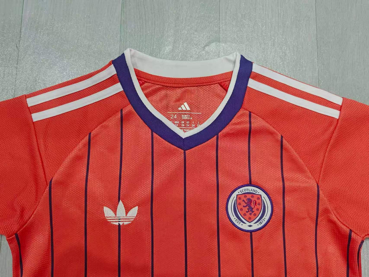 KIDS Chinese Taipei  Retro Kit – Red/Blue Pinstripe