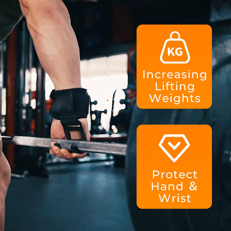🔥Hot Sale 49% 0FF🔥Heavy Duty Weight Lifting Wrist Hook Straps