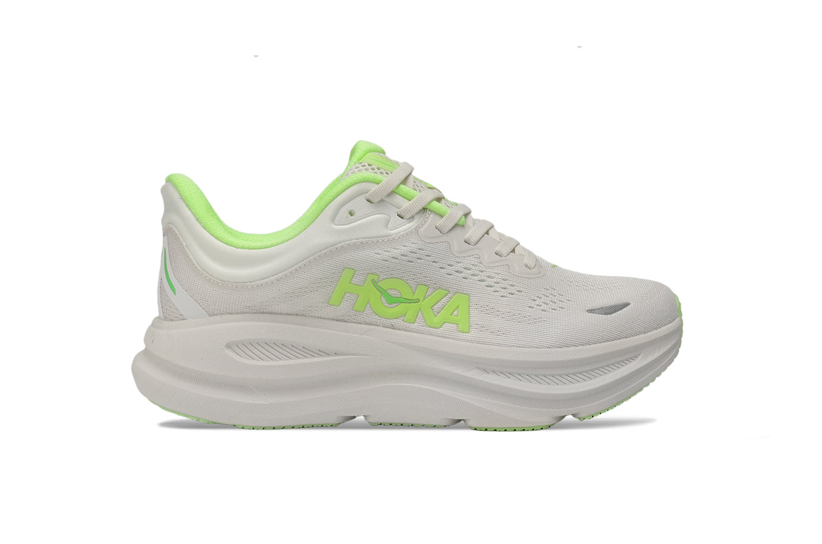 HOKA ONE ONE Bondi 9 Grout / Neon Yuzu