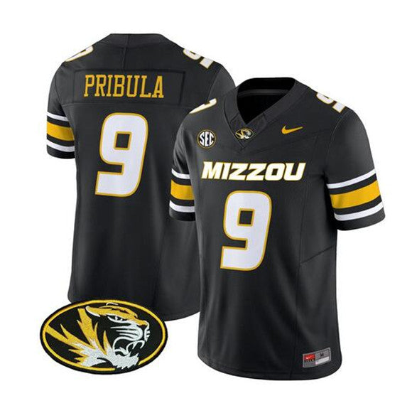 Men's Memphis Tigers #9 Beau Pribula Black F.U.S.E. Vapor Limited Football