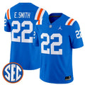 Men's Florida Gators #22 Emmitt Smith Royal '1960s Throwback' F.U.S.E. Vapor
