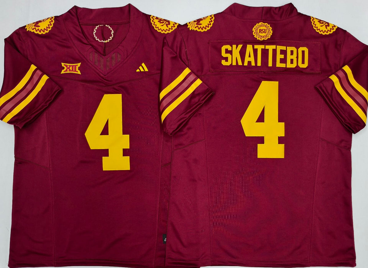 Arizona Sun Devils Red #4 SKATTEBO Jersey