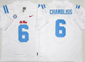Ole Miss Rebels White  #6 CHAMBLISS Jersey