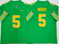 Oregon Ducks Green #5 MOORE Jersey