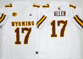 WYOMING Cowboys White #17 ALLEN Jersey