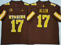 WYOMING Cowboys Coffee #17 ALLEN Jersey