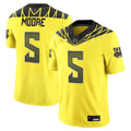 #5 Dante Moore Oregon Ducks 2025 Vapor Limited V2 Stitched Yellow Jersey