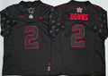 Ohio State Buckeyes Black  #2 DOWNS Jersey