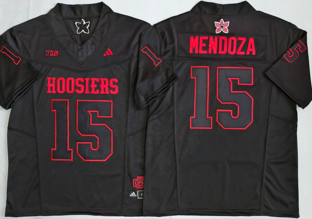 Indiana Hoosiers Black #15 MENDOZA Jersey