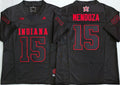 Indiana Hoosiers Black #15 MENDOZA Jersey