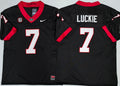 Georgia Bulldogs Black #7 LUCKIE Jersey