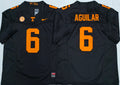 Tennessee Volunteers Black #6 AGUILAR Jersey