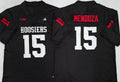 Indiana Hoosiers Black #15 MENDOZA Jersey