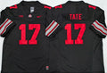 Ohio State Buckeyes Black #17 TATE Jersey