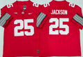 Ohio State Buckeyes Red #25 JACKSON Jersey
