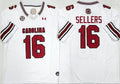 South Carolina Gamecock White #16 SELLERS Jersey