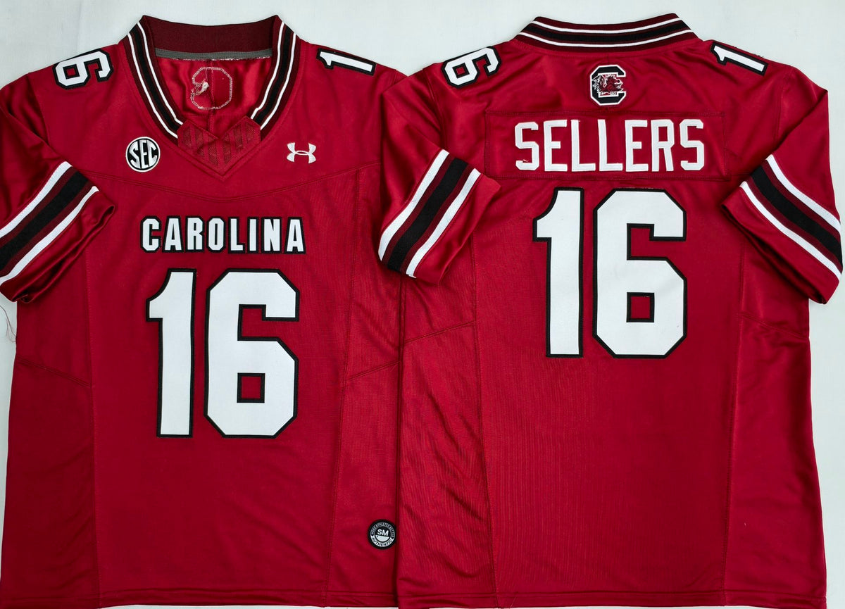 South Carolina Gamecock Red #16 SELLERS Jersey